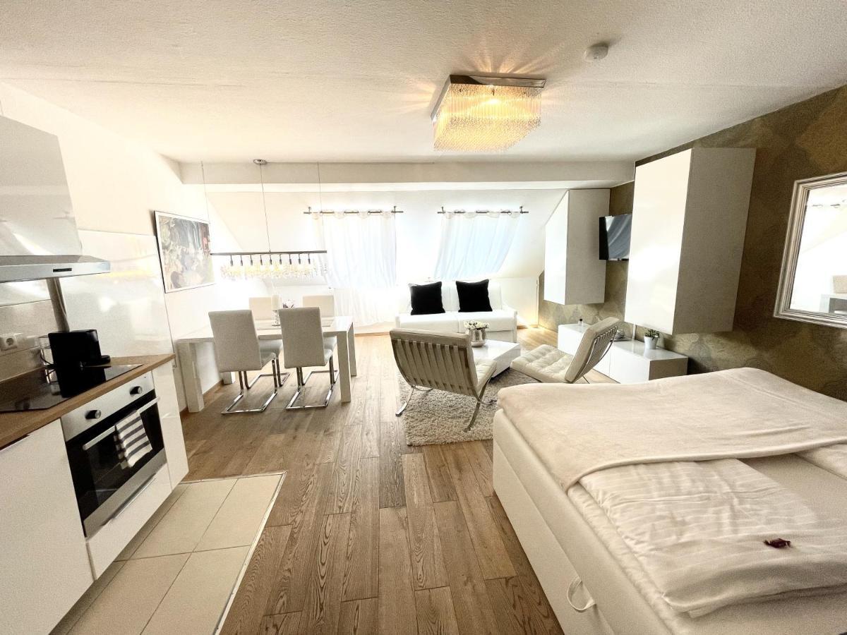 Апартаменты Luxus Penthouse Whiterussian Фрайбург Экстерьер фото